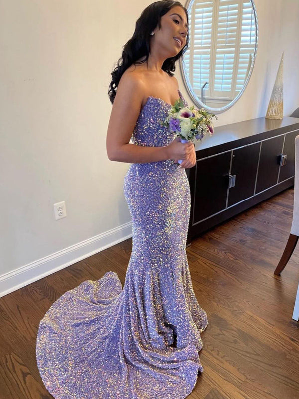mermaid style prom dress